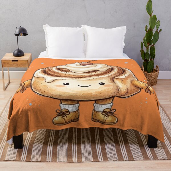 Item preview, Cute Cinnamon roll / Fall Aesthetic / Thanksgiving Best Selling / Fall Decors / Decorations/ Pillow Cases, Blankets , Socks Phone Case Mug designed and sold by TeenLake.