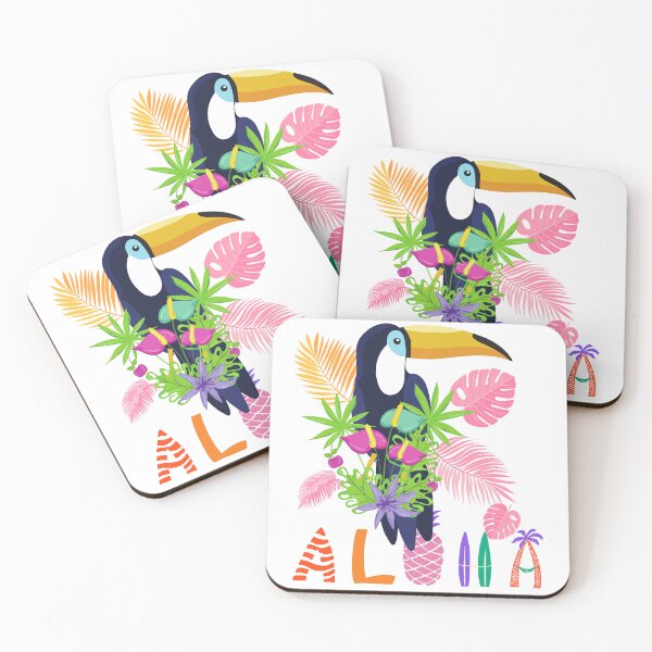 Item preview, Aloha Tropical Toucan Summer Beach Design designed and sold by SoftLifeClub.