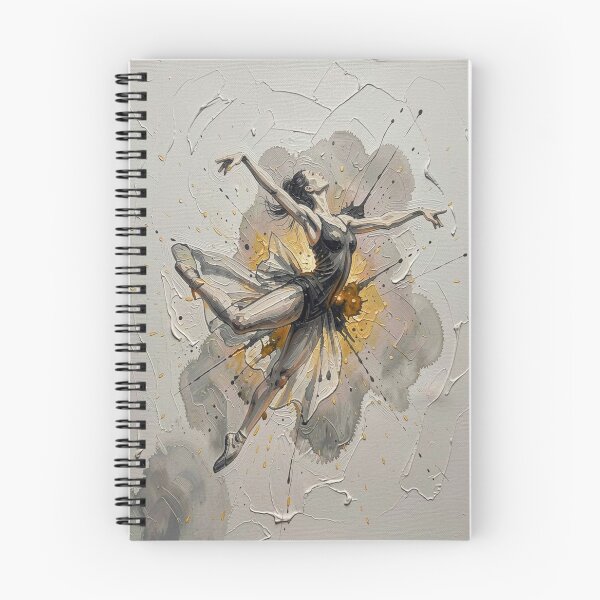Item preview, Ballet Dancer – Ink Burst & Motion Glow, Monet Inspired designed and sold by FotoworldEdel.
