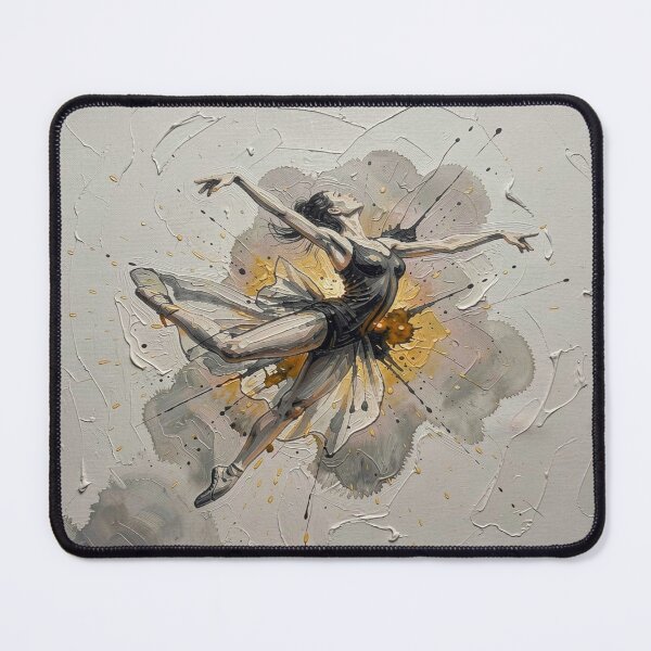 Item preview, Ballet Dancer – Ink Burst & Motion Glow, Monet Inspired designed and sold by FotoworldEdel.