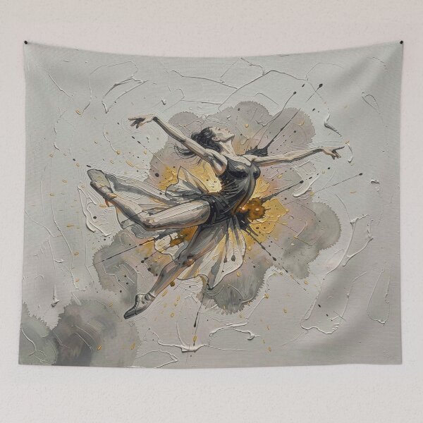 Item preview, Ballet Dancer – Ink Burst & Motion Glow, Monet Inspired designed and sold by FotoworldEdel.