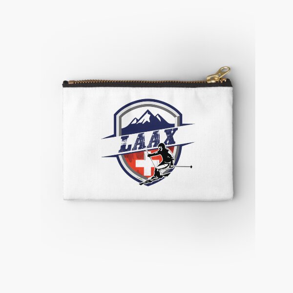 Item preview, Laax Ski Switzerland Skiing Alps Sticker T-Shirt 02 designed and sold by flamesnejme.