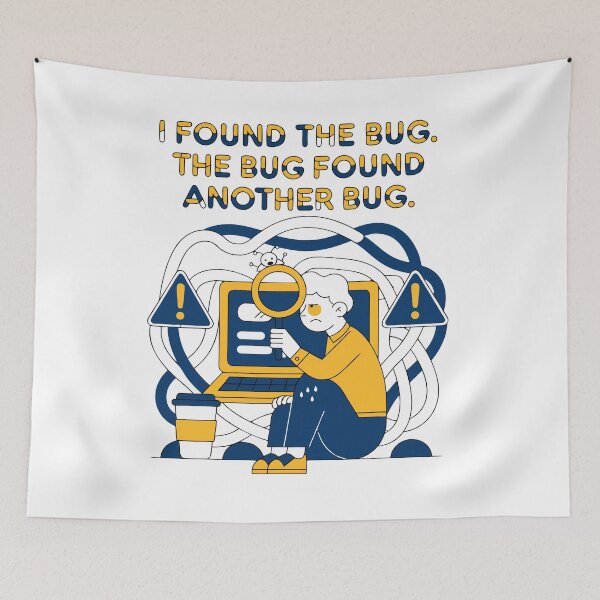Item preview, I Found the Bug Funny Programmer Debugging Coding T-Shirt designed and sold by Design-Pro-21.