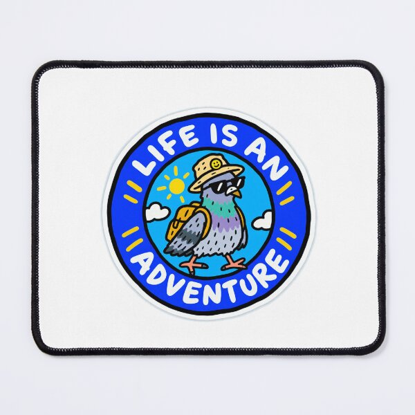Item preview, Life Is An Adventure Pigeon designed and sold by MonkiFlipp.