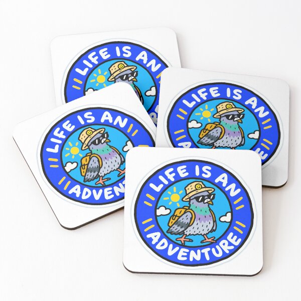 Item preview, Life Is An Adventure Pigeon designed and sold by MonkiFlipp.