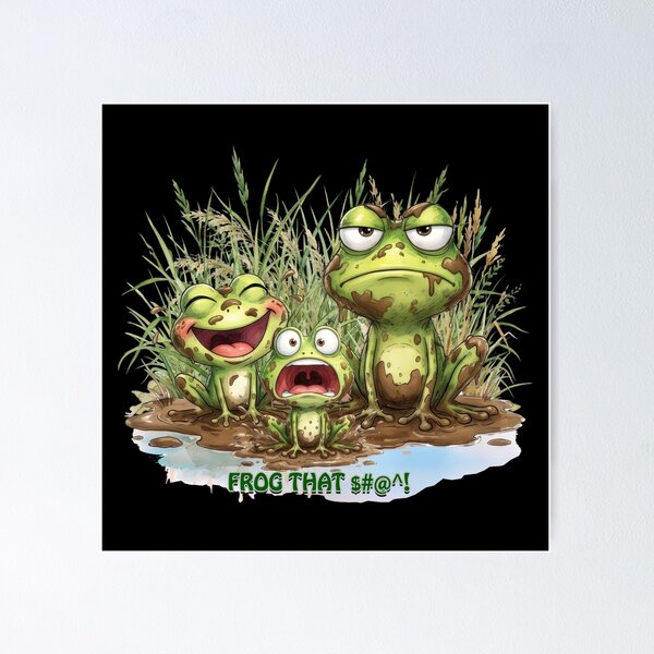 Item preview, Frog That Swear designed and sold by Karen Wood.