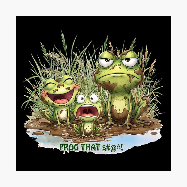 Item preview, Frog That Swear designed and sold by Karen Wood.