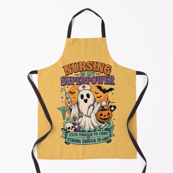 Item preview, Nursing is my superpower - Cute enough to care, strong enough to save - Halloween for nurses designed and sold by ParadoxParadox.