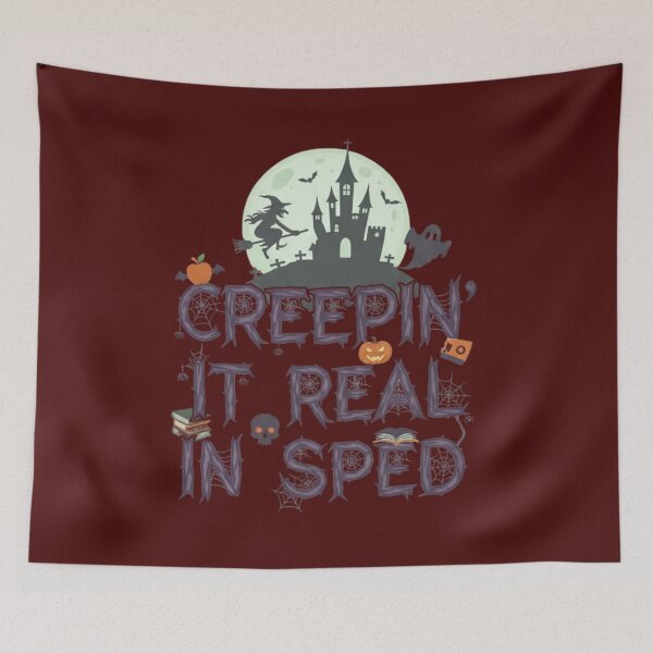Item preview, Creepin It Real SPED Haunted Castle Graphic designed and sold by Exquisite Design Studio „Paculówka”.