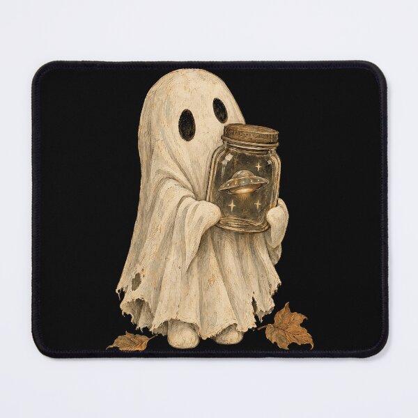 Item preview, Ghost and the Little UFO in a Bottle designed and sold by SignumShop.