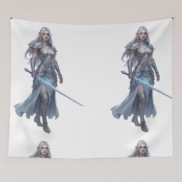 Item preview, Elyndra Queen of Light- Female Elf Warrior fantasy Armor  designed and sold by LC&LCPlatform.
