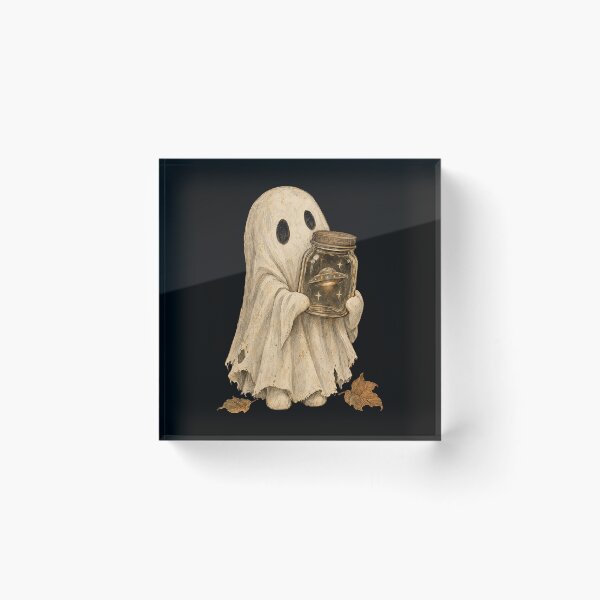 Item preview, Ghost and the Little UFO in a Bottle designed and sold by SignumShop.