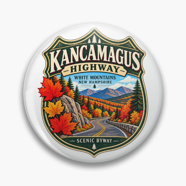 Item preview, Kancamagus Highway New Hampshire Vintage Fall Foliage designed and sold by NewNomads.