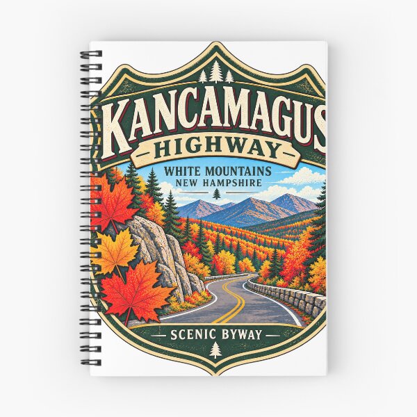 Item preview, Kancamagus Highway New Hampshire Vintage Fall Foliage designed and sold by NewNomads.