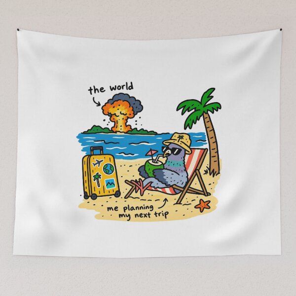 Item preview, Planning My Next Trip Pigeon designed and sold by MonkiFlipp.