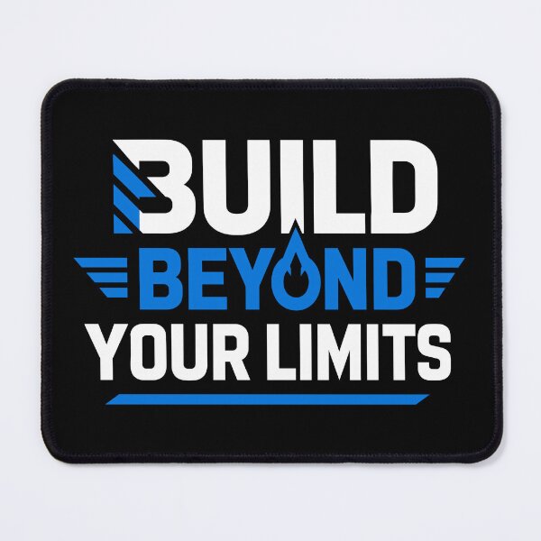 Item preview, Build Beyond Your Limits Motivational Growth Typography T-Shirt designed and sold by rejowan-arts.