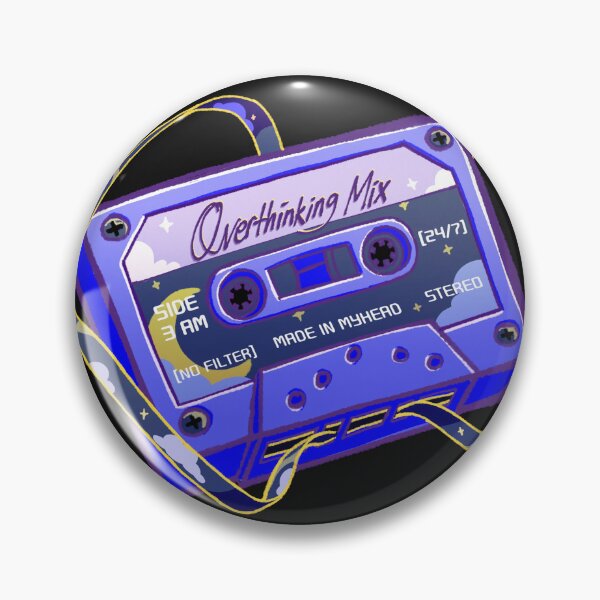Item preview, Rewind One More Time Overthinking Cassette Tape 90s designed and sold by orcalus.