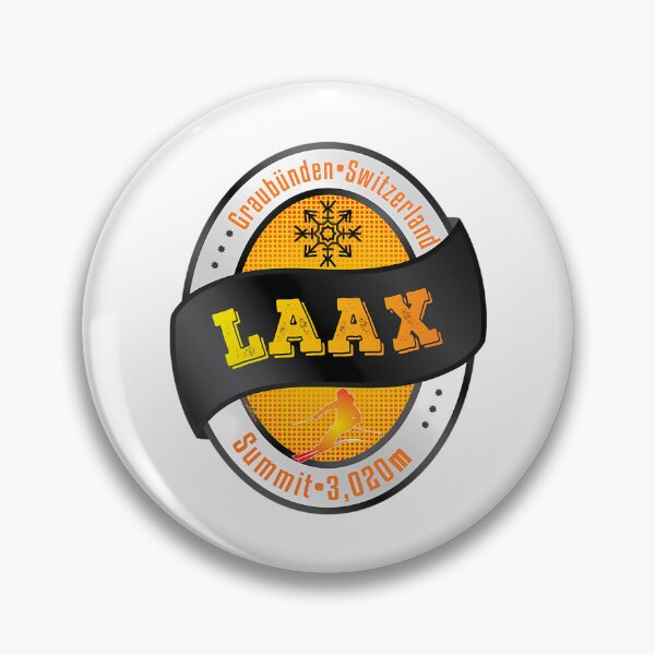 Item preview, Laax Ski Switzerland Skiing Alps Sticker T-Shirt 03 designed and sold by flamesnejme.