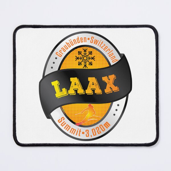Item preview, Laax Ski Switzerland Skiing Alps Sticker T-Shirt 03 designed and sold by flamesnejme.