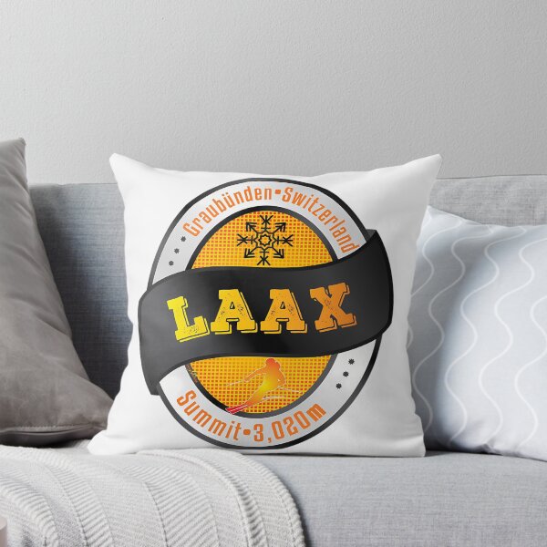 Item preview, Laax Ski Switzerland Skiing Alps Sticker T-Shirt 03 designed and sold by flamesnejme.
