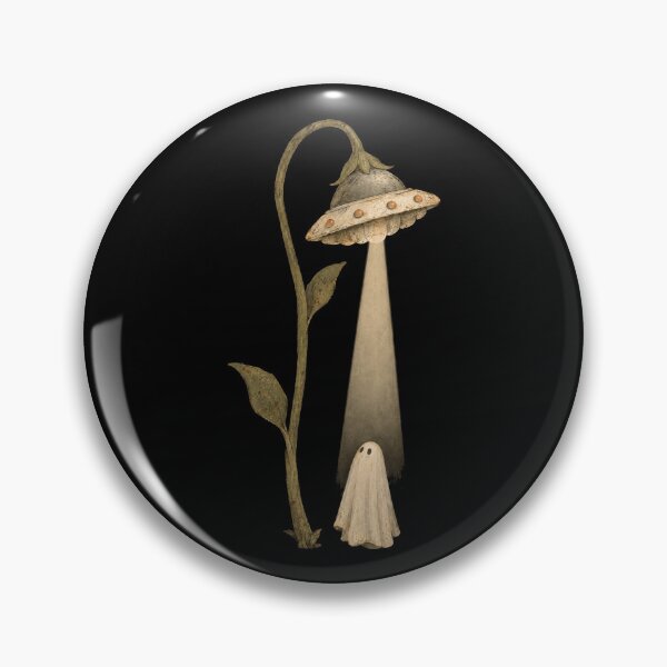 Item preview, Ghost and the UFO Flower designed and sold by SignumShop.