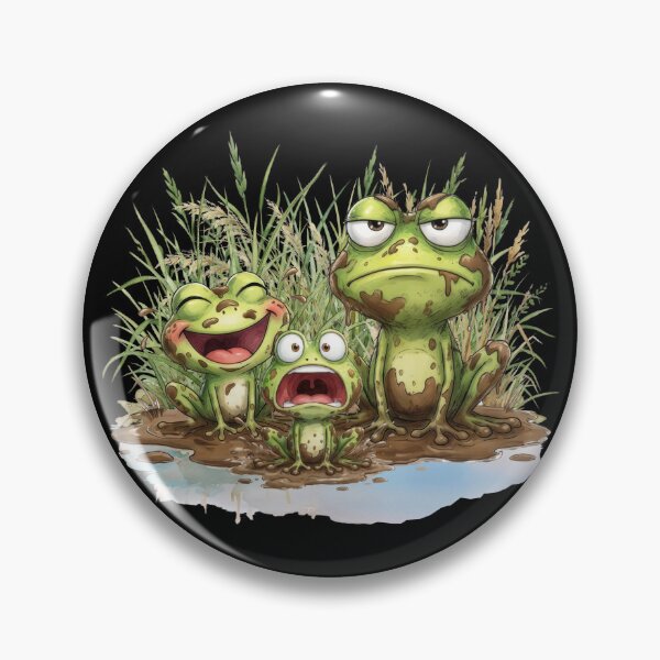 Item preview, Frog Family designed and sold by Karen Wood.