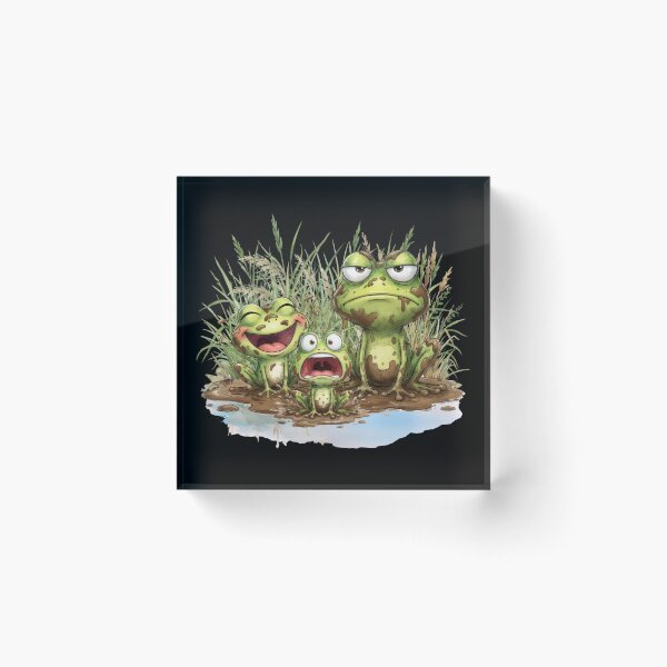 Item preview, Frog Family designed and sold by Karen Wood.