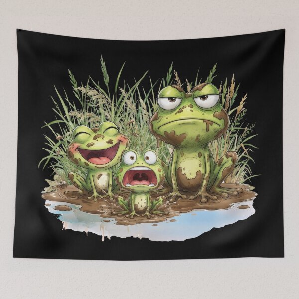 Item preview, Frog Family designed and sold by Karen Wood.