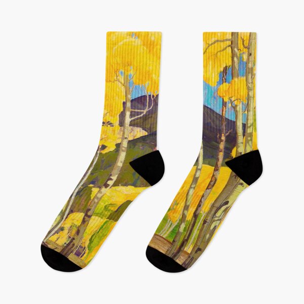 Item preview, In late September, American Southwest mountains, Albuquerque, Santa Fe, New Mexico autumn forest landscape by Carl Redin designed and sold by Jéanpaul  Ferro.