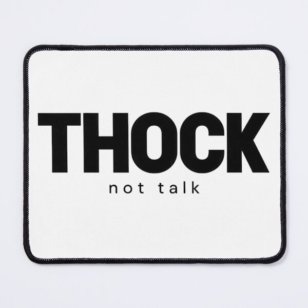 Item preview, THOCK Not Talk – Mechanical Keyboard Enthusiast White designed and sold by PT PROJECT.
