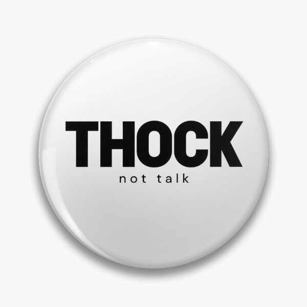 Item preview, THOCK Not Talk – Mechanical Keyboard Enthusiast White designed and sold by PT PROJECT.