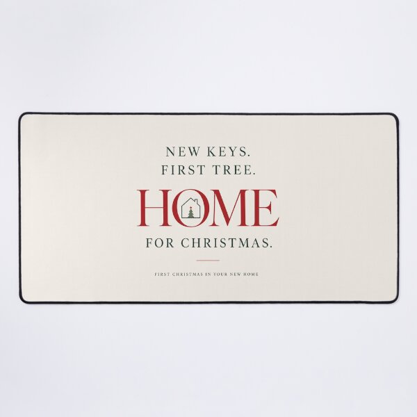 Item preview, First Christmas in New Home Card – New Keys First Tree Home for Christmas designed and sold by astersgraphics.