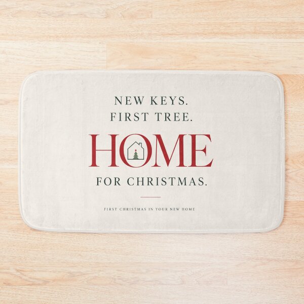 Item preview, First Christmas in New Home Card – New Keys First Tree Home for Christmas designed and sold by astersgraphics.