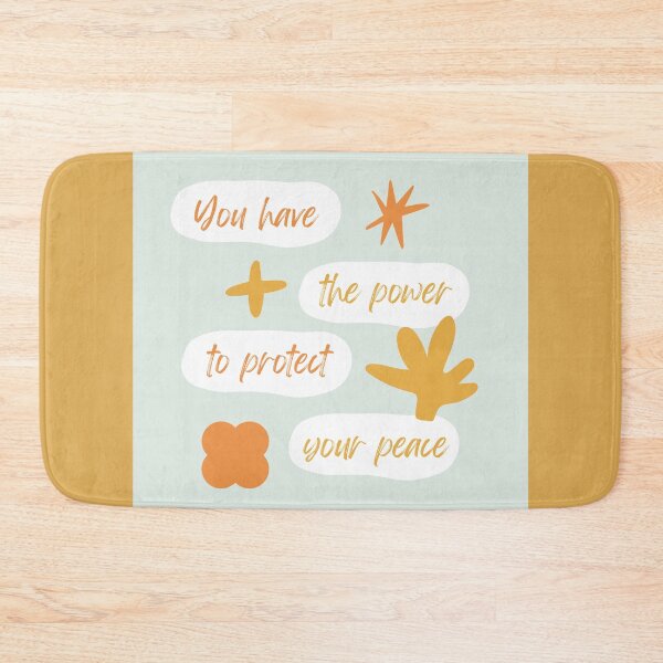 Item preview, You Have The Power To Protect Your Peace - Inspirational Quote designed and sold by MiaBellaGirl.