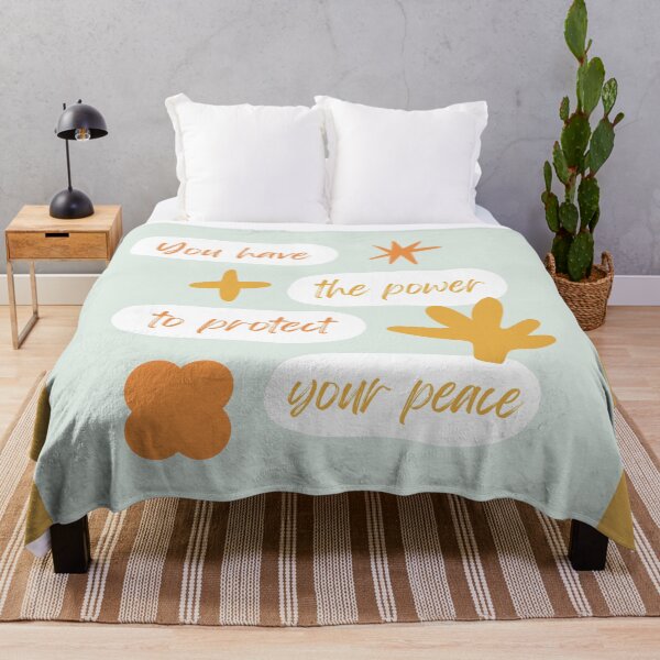 Item preview, You Have The Power To Protect Your Peace - Inspirational Quote designed and sold by MiaBellaGirl.