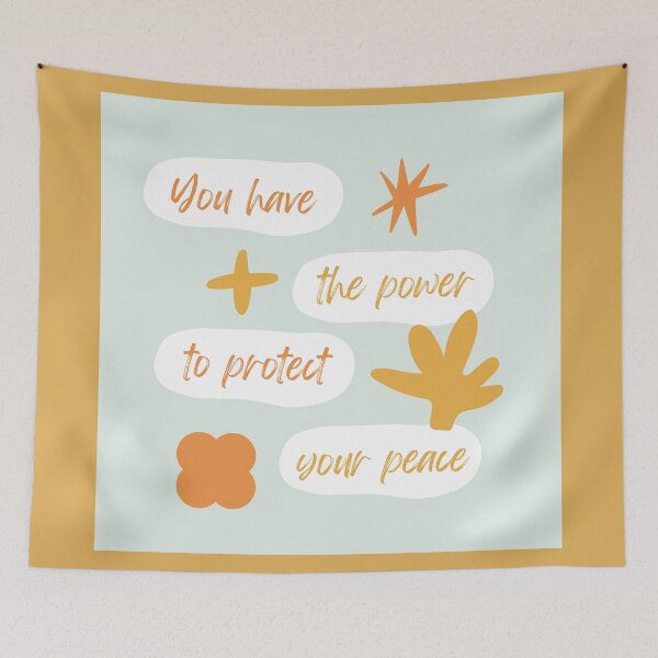 Item preview, You Have The Power To Protect Your Peace - Inspirational Quote designed and sold by MiaBellaGirl.