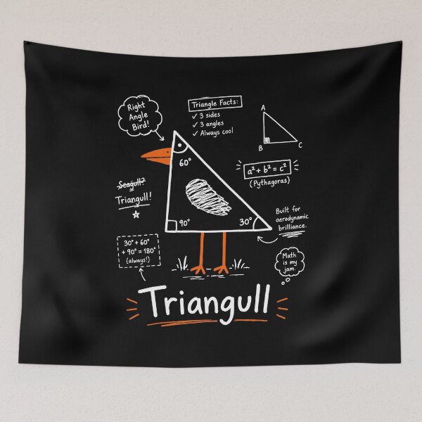 Item preview, Triangull Funny Seagull Meme designed and sold by suhairee-studio.