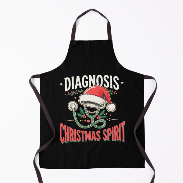 Item preview, Diagnosis Christmas Spirit Nurse Doctor Stethoscope Holiday Design designed and sold by 519xdesign.