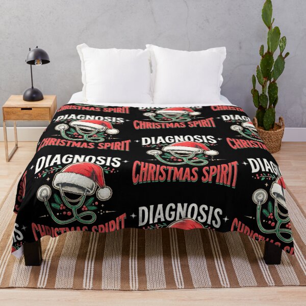 Item preview, Diagnosis Christmas Spirit Nurse Doctor Stethoscope Holiday Design designed and sold by 519xdesign.