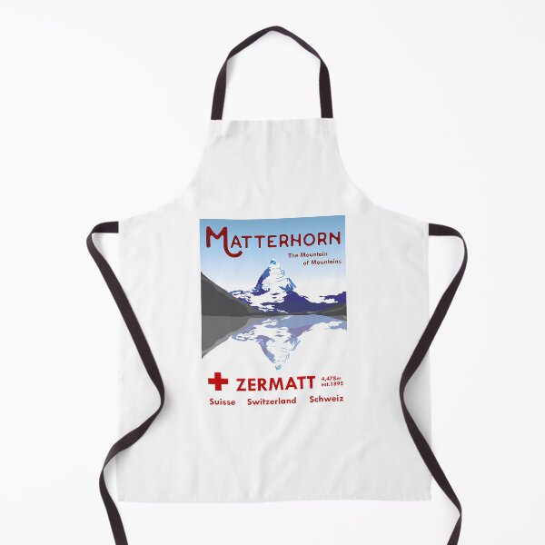 Item preview, Matterhorn Zermatt Switzerland Ski Poster designed and sold by flamesnejme.