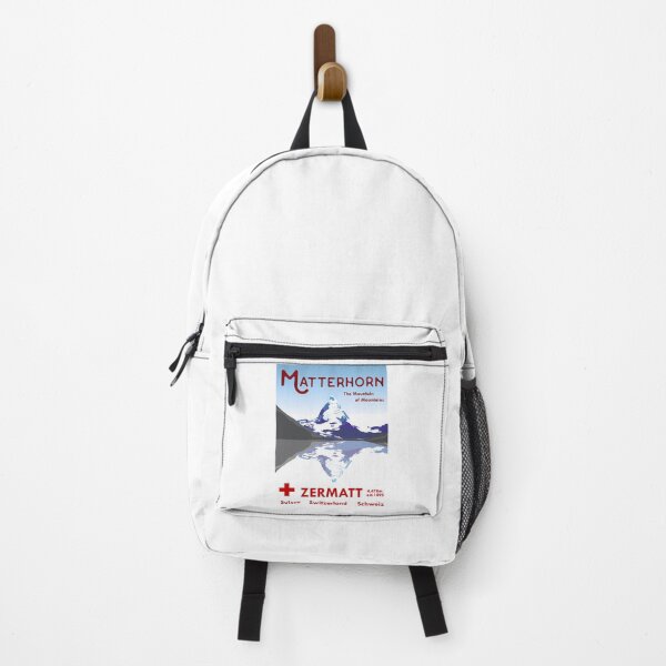 Item preview, Matterhorn Zermatt Switzerland Ski Poster designed and sold by flamesnejme.