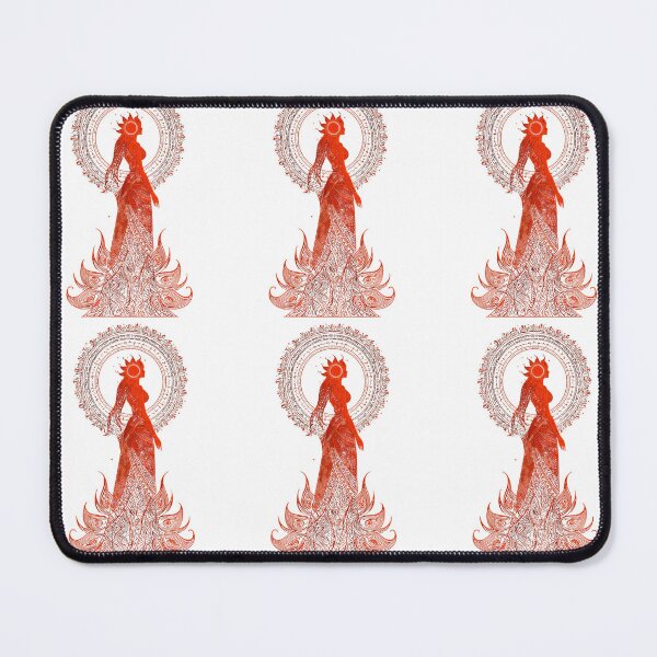Item preview, Red Sun Goddess Mystical Mandala Art  designed and sold by LC&LCPlatform.