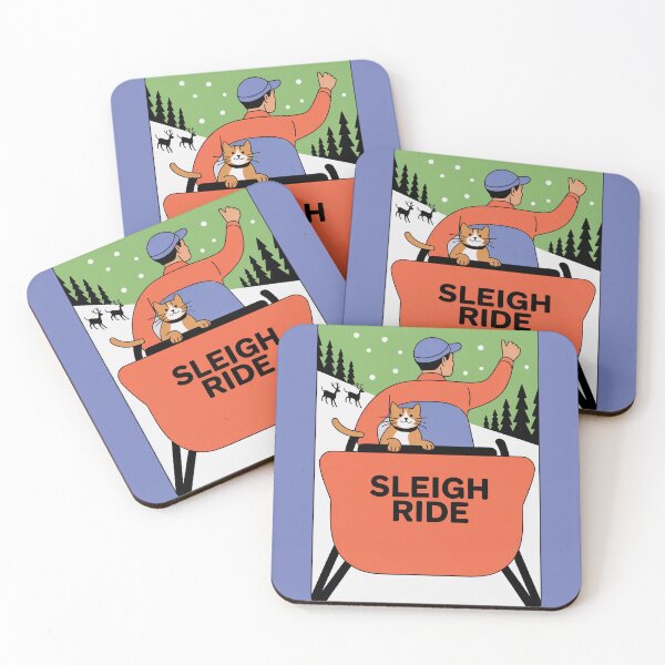 Item preview, Sleigh Forest Cat designed and sold by JebliDesign.