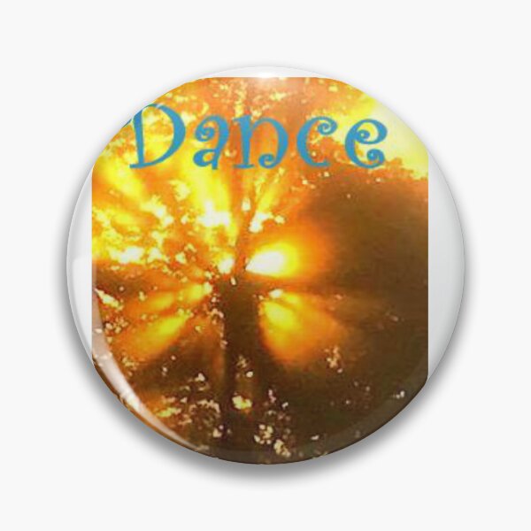 Item preview, Watercolor, of a backlit tree  in glowing orange, showing a man in the branches and the word dance in teal. designed and sold by aswoa.