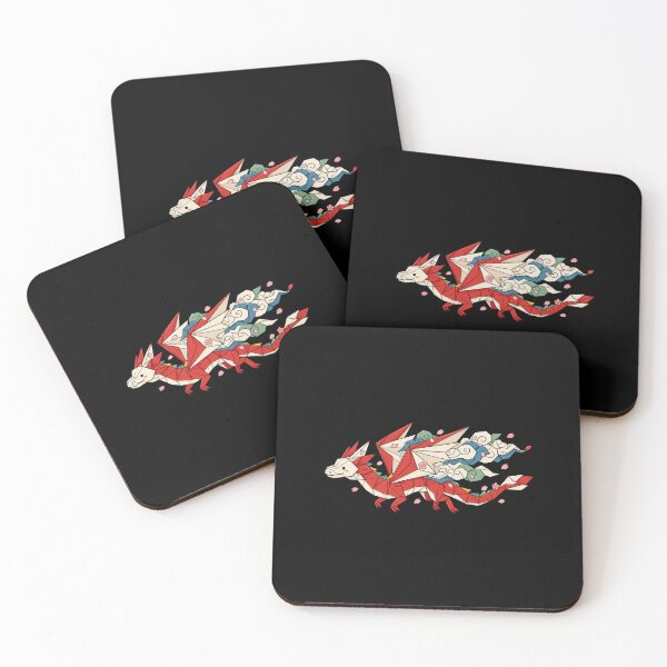 Item preview, Origami Dragon | Japanese Paper Dragon with Cherry Blossoms designed and sold by MrDev.
