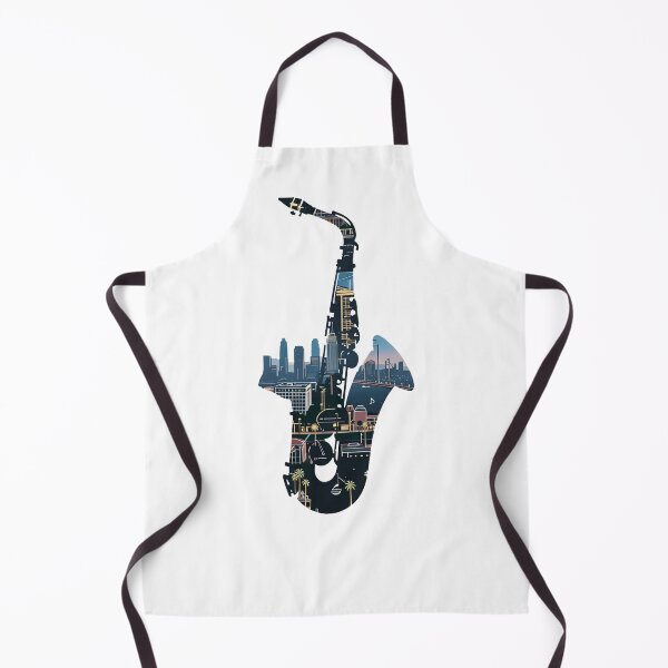 Item preview, Saxophone and cityscape. designed and sold by MagelliShop.