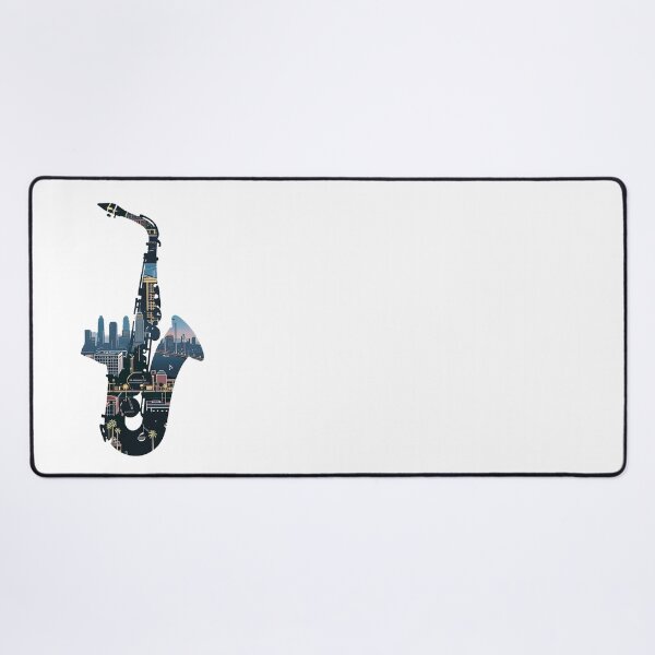 Item preview, Saxophone and cityscape. designed and sold by MagelliShop.