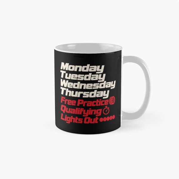 Item preview, Race Week Schedule – Free Practice, Qualifying & Lights Out designed and sold by KawaiiDesigns26.