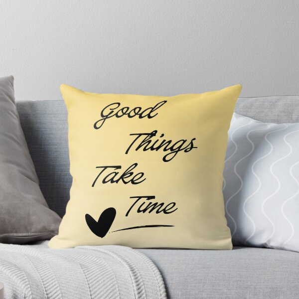 Item preview, Good Things Take Time – Inspirational Positive Quote Minimalist Typography Design designed and sold by PreetPunjabArt.