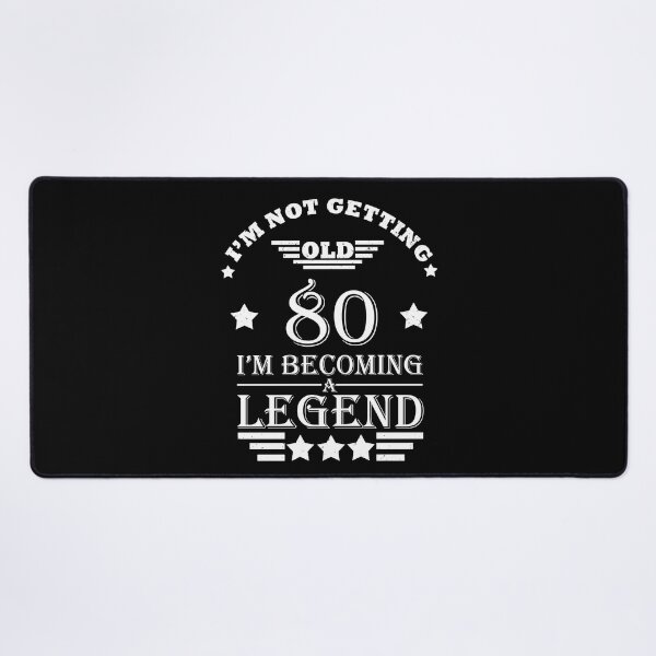 Item preview, I'm Not Getting Old I'm Becoming A Legend - Vintage 80 years old - 80th Birthday Party Gift designed and sold by Alexaltay.